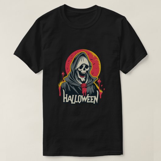 T-shirt Halloween ghost (Design devant)