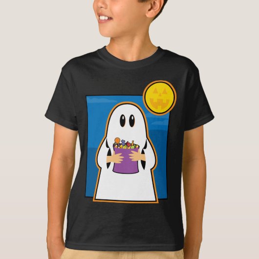 T-shirt Halloween Ghost (Devant)