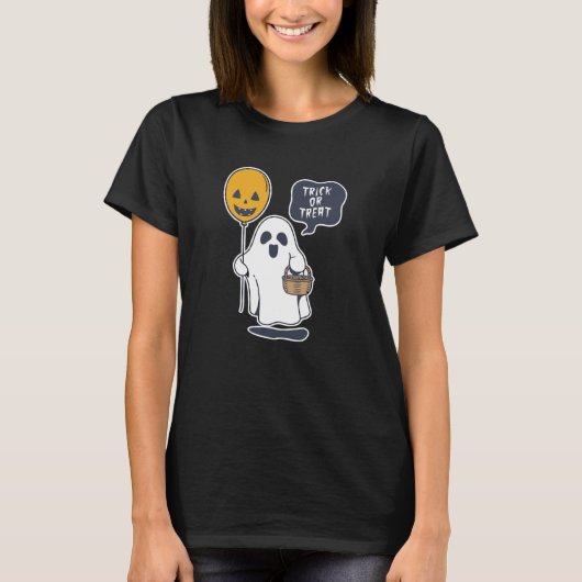 T-shirt Halloween Ghost (Devant)