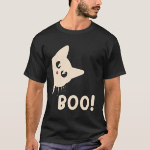 T-shirt Halloween Ghost Cat Halloween Boo Costume Toddler