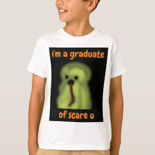 T-shirt Halloween Ghost Green Red Black Haunting Boo