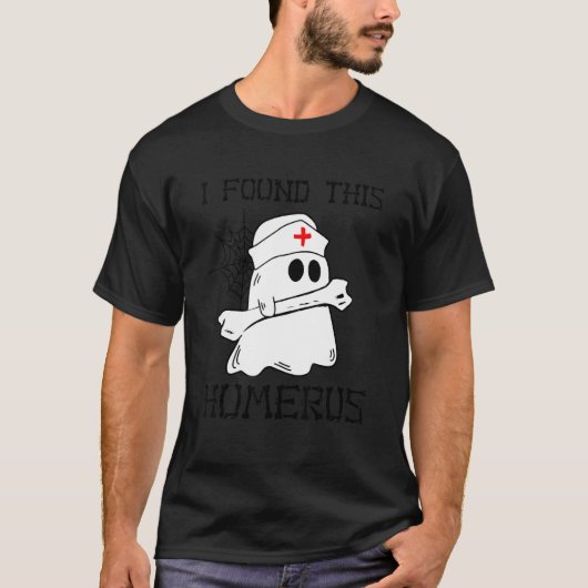 T-shirt Halloween Ghost I Found this Humerus (Devant)