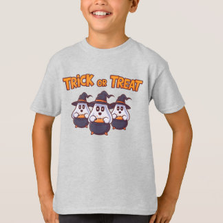 T-shirt Halloween Ghost Pals : Prêt pour les cures!