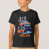 T-shirt Halloween Ghoul Gang Monster Truck (Devant)