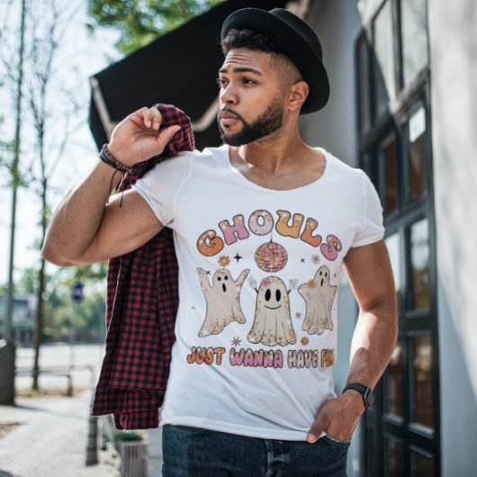 T-SHIRT HALLOWEEN GHOULS VEUT JUSTE S'AMUSER 👻 👻