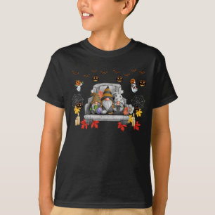 T-shirt Halloween Gnomes Citrouille Camion Funny Holiday P