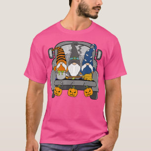 T-shirt Halloween Gnomes Funny Monstres Citrouille Spice W
