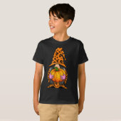 T-shirt Halloween Gnomes mignonne Automne Citrouille C'est (Devant entier)