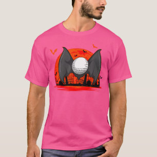 T-shirt Halloween Golf Lecteur Ball Bat Golfer Sport All H