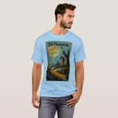 T-shirt Halloween Graphic - 1960s Poster Style (Devant entier)