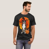T-shirt Halloween Greater Swiss Mountain Dog Jack O Lanter (Devant entier)