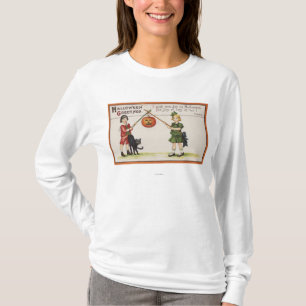 T-shirt Halloween GreetingPumpkin sur le bâton