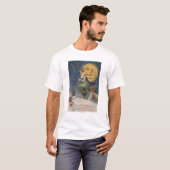 T-shirt Halloween GreetingWitch en vol (Devant entier)