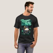 T-shirt Halloween Grim Reaper Kitty (Devant entier)