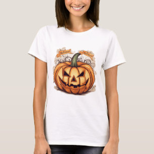 T-shirt Halloween : grosse citrouille -