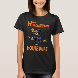 T-shirt Halloween H pour les paroles de la femme d'Hallowe