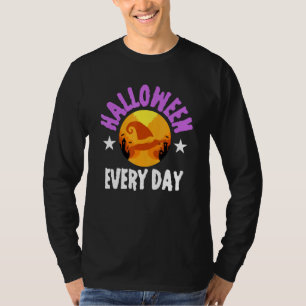 T-shirt Halloween Halloween Treat quotidien Haunted H