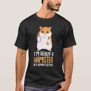 T-shirt Halloween Hamster Cosplay Costume Hamster Lover