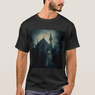 T-shirt Halloween - Haunted Church 2