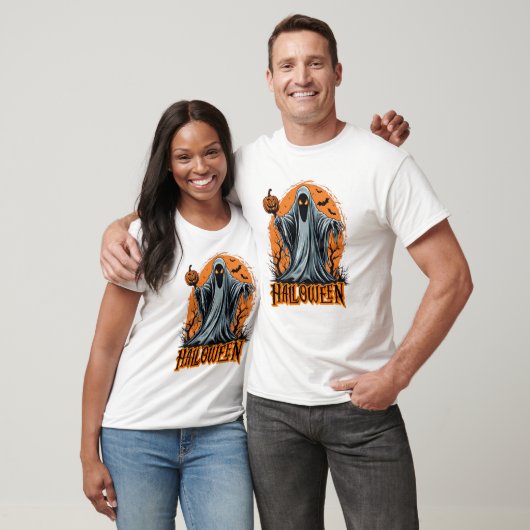 T-shirt Halloween Haunting Ghost (Unisexe)