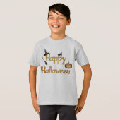 T-shirt Halloween heureux (Devant entier)