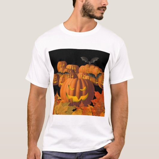 T-shirt Halloween heureux (Devant)