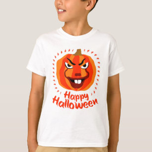 T-shirt 🎃 Halloween heureux - Drôle, Effrayant et Citroui