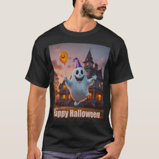 T-shirt Halloween heureux du fantôme
