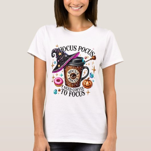 T-shirt Halloween Hocus Pocus (Devant)