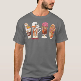 T-shirt Halloween Horror Coffee Sweatshirt Halloween Graph