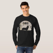 T-shirt Halloween Horror Corgi (Devant entier)