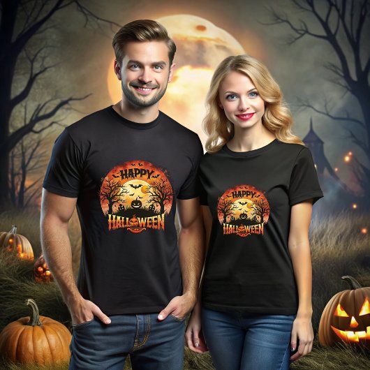 T-shirt Halloween Horror Landscape