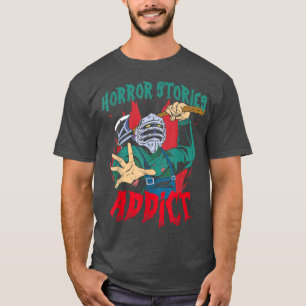 T-shirt Halloween Horror Stories Scary Movies Addict Kille