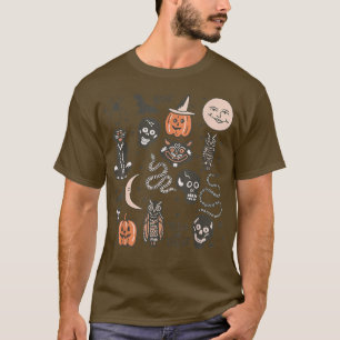 T-shirt Halloween Horror Thèmes Saison Éffrayante Happy Ha