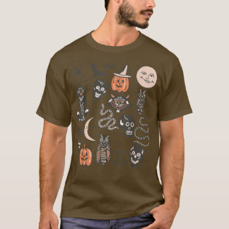 T-shirt Halloween Horror Thèmes Saison Éffrayante Happy Ha