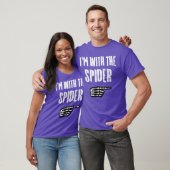 T-shirt Halloween Im with Spider Funny Match Costume Men W (Unisexe)