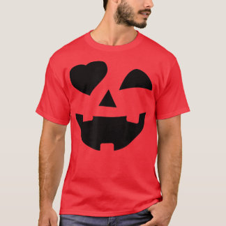 T-shirt Halloween Jack-o'-lantern Jackolantern Cute Lazy C