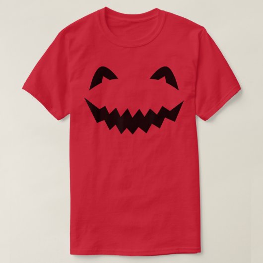 T-shirt Halloween Jack-o'-lantern Jackolantern Éffrayante (Design devant)