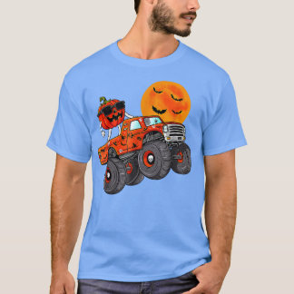 T-shirt Halloween Jack-o'-lantern Monster Truck Toddler Bo