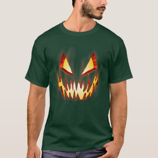 T-shirt Halloween Jack-o'-lantern Smile branché