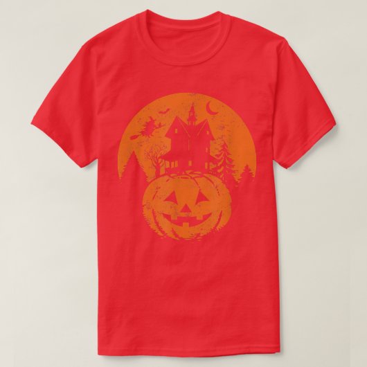 T-shirt Halloween Jack o'Lantern JackoLantern Pumpkin Witc (Design devant)