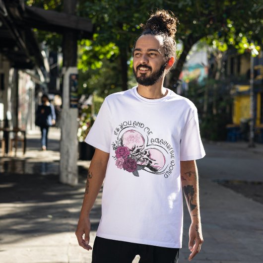 T-SHIRT HALLOWEEN JE SUIS VOUS ET MOI CONTRE LES AMOUREUX 