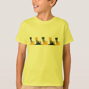 T-shirt Halloween Kitties -