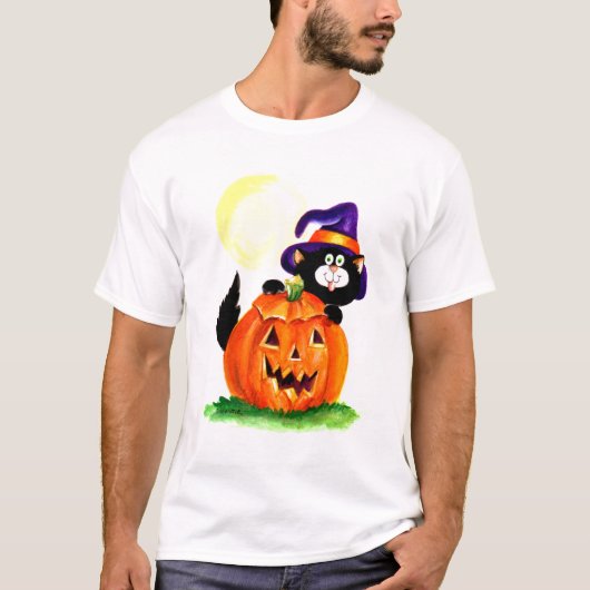 T-shirt Halloween Kitty (Devant)