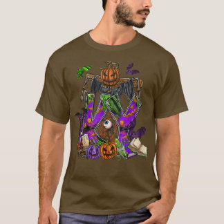 T-shirt Halloween KY, Citrouille effrayant Scarecrow, Sall