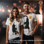 T-shirt Halloween La Faucheuse Hauntingly dans l'amour