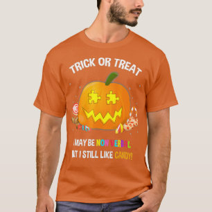 T-shirt Halloween L'Autisme Non Verbal Tri Ou Traite