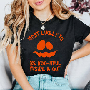 T-shirt Halloween le plus susceptible d'être beau Custom