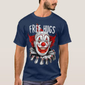 T-shirt Halloween Libre Hugs Scary Déplaisant Clown Graphi (Devant)