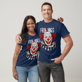 T-shirt Halloween Libre Hugs Scary Déplaisant Clown Graphi (Unisexe)